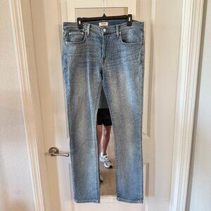 Buck Mason Size 33 Slim Fit Jeans Color Blue